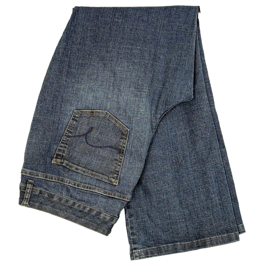 St Johns Bay Womans Size 20W Jeans Bootcut Plus Medium Wash Y2K 90s Classic